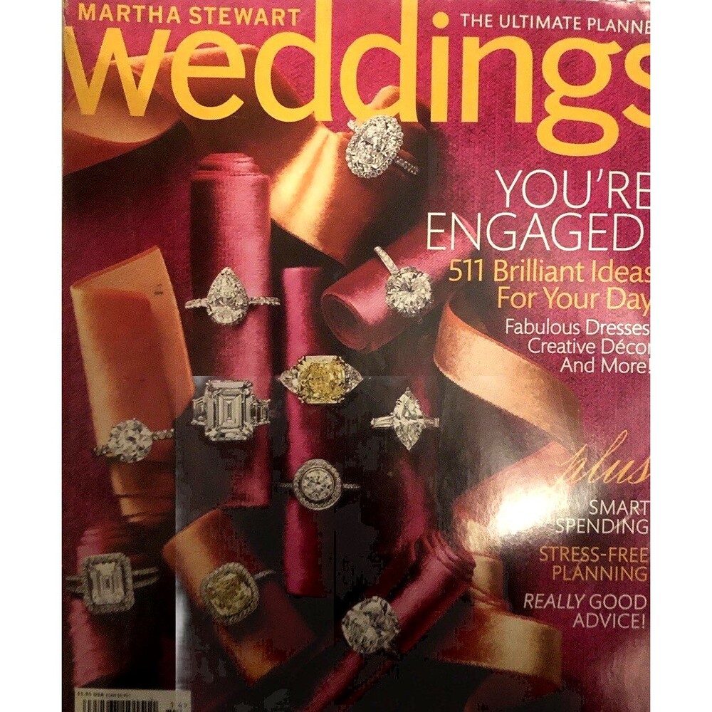Martha Stewart Weddings Magazine Bridal Gowns Dresses Rings Planning Winter 2012 - Picture 3 of 3